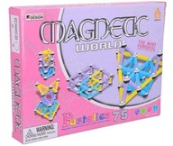 Magnetické bloky puzzle 75 ks.