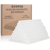 LEPIDLO HOT GUN 11 mm x 300 mm 1KG bezfarebné kartuše 35 kusov