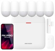 Súprava WiFi Alarm Bezdrôtová aplikácia AX Pro Hikvision 6x PIR detektor