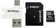 GOODRAM 32GB microSDHC class 10 UHS I + adaptér + čítačka