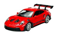 WELLY PORSCHE 911 992 GT3 RS ČERVENÁ 1:24 NOVÝ KOVOVÝ MODEL 24122