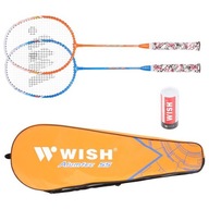 PEVNÉ BADMINTONOVÉ RAKETY 2 KS. S krídelkami WISH ALUMTEC 55K SET