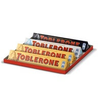 Toblerone sada mliečna, biela, tmavá, 400g