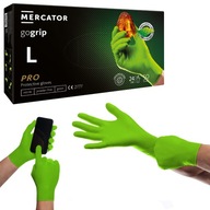 MERCATOR GOGRIP NITRILE zelené rukavice GREEN 50 ks