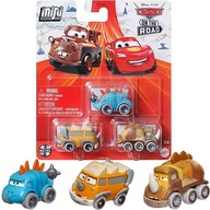 AUTA AUTÁ MINI RACERS 3-BALY KOVOVÉ AUTÁ MATTEL DINOSAURS