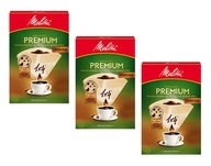 Papierové filtre na kávu 1x4 Melitta Premium 240 ks, veľkosť 4