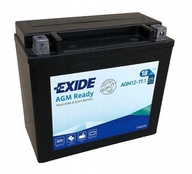 EXIDE AGM 12-19.1 / ETX20-BS / YTX20-BS batéria 12V 18Ah 270A