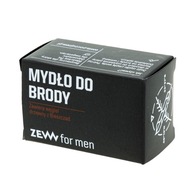 ZEW pre mužov Mydlo na bradu s dreveným uhlím