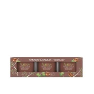 Yankee Candle 3 Mini Candle Darčeková sada 3 Pack Praline & Birch