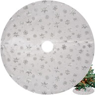 Vianočný stromček Koberec s kožušinou Vzory koberec 90 cm okrúhla darčeková dekorácia