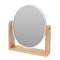 Kozmetické zrkadlo stojace oválne zrkadlo BAMBOO