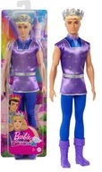 Bábika Barbie King Ken Blondynka Korona HLC22