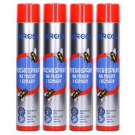 4x MUCHOSPRAY NA MUCHÉ KOMÁRE BROS MUCHOZOL 750 ml