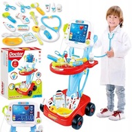 Detská súprava Little Doctor's EKG DOCTOR CART MATADI doplnky