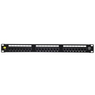 Patch panel 19'' Netrack 24-port kat. 5e UTP