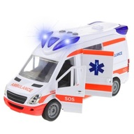 Auto Ambulancia Ambulancia s nosidlami Efekty