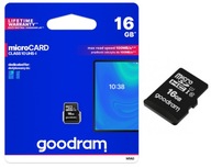 PAMÄŤOVÁ KARTA GOODRAM MICROSD 16GB MICRO CLASS 10