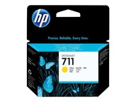 HP 711 žltá originálna atramentová kazeta CZ132A