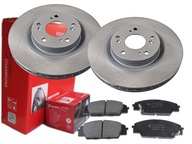 BREMBO PREDNÉ DISKY, DESTIČKY, HONDA CIVIC VIII TYP R