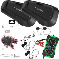 CARDO SPIRIT 2 INTERCOM INTERCOM BLUETOOTH PRILBA + BATERIE