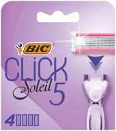 Bic System Náplne do dámskeho holiaceho strojčeka Click Soleil 5, 1 balenie - 4 ks.