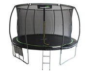 LEAN Sport Max trampolína 10 stôp čierno-zelená