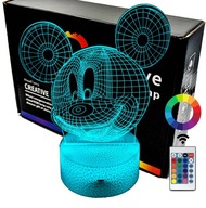 Mickey Mouse 3D LAMP nočná LED lampa