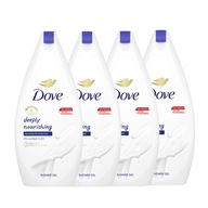 Dove Deeply Výživný sprchový gél 4x450ml