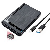 OBLOŽENIE DISKU 2,5'' HDD BATÉRIA SATA USB C 3.0