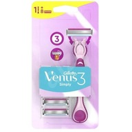 GILLETTE Simply Venus Razor + 8 nábojov