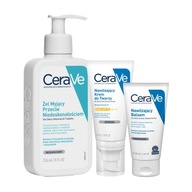 CeraVe Set hydratačný krém na tvár SPF 50 52 ml + čistiaci gél 236 ml