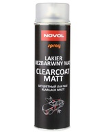 NOVOL CLEARCOAT číry lak matný sprej 500 ml