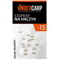 UNDERCARP Zarážky háčikov - hnedé