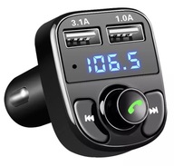 FM BLUETOOTH VYSIELAČ do auta MP3 2X USB