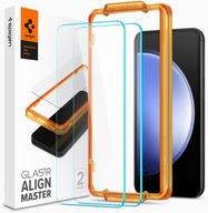 SPIGEN GLAS.TR - Tvrdené SKLO PRE GALAXY S23 FE Púzdro + APLIKÁTOR