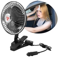 VENTILÁTOR DO AUTO VENTILÁTOR 12v OTOČNÝ KLIP