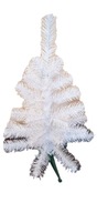 BIELY umelý vianočný stromček na ozdobu 100 cm