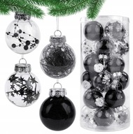 CHRISTMAS TREE BAUBLES sada gulí BLACK CHRISTMAS GALLS