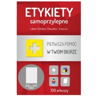 Samolepiace etikety 210x297 mm A4 100 kusov