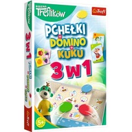 Hra Trefl Trefliki 3v1 Domino Pchełki Kuku