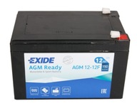 EXIDE READY AGM BATÉRIA AGM12-12F 12V 12Ah 150A ŁÓDŹ