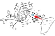 UPEVNENIE TESNENIA DVERÍ W203 MERCEDES C TRIEDA TP