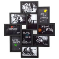 3D RÁM NA FOTOGRAFIE VEĽKÝ MULTI RÁMEČKY 10 FOTOGRAFIÍ