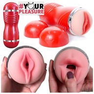 Umelá vagína Vagína MASTURBÁTOR SÚCI PUSSY 3D