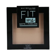 MAYBELLINE FIT ME Zmatňujúci púder na tvár 120 Classic Ivory 8,2g