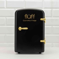 Fluff Cosmetic Chladnička matná čierna + zlaté logo
