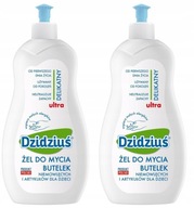 DZIDZIUŚ gél na čistenie fliaš a cumlíkov 2x500 ml