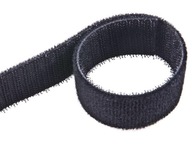 Dvojitý suchý zips 30 mm čierny 24 m