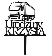 Topper na narodeninovú tortu s názvom TRUCK