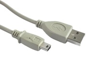 Kábel miniUSB 2.0 CANON 5pin 1,8m šedý